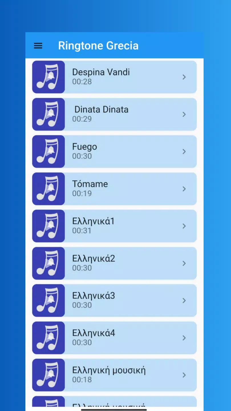 Griechische Musik-Klingeltöne APK für Android herunterladen