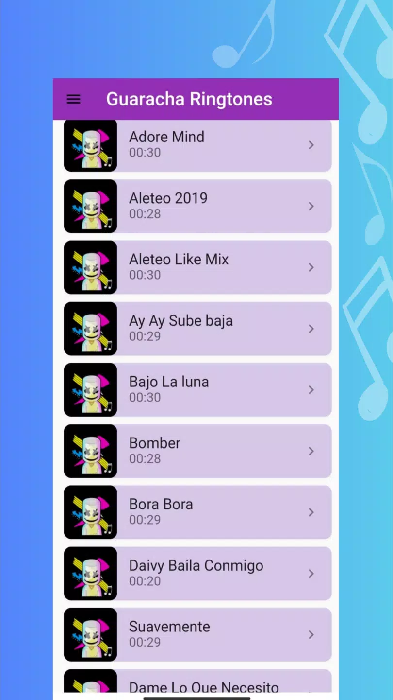 Descarga de APK de musica guaracha ringtones para Android