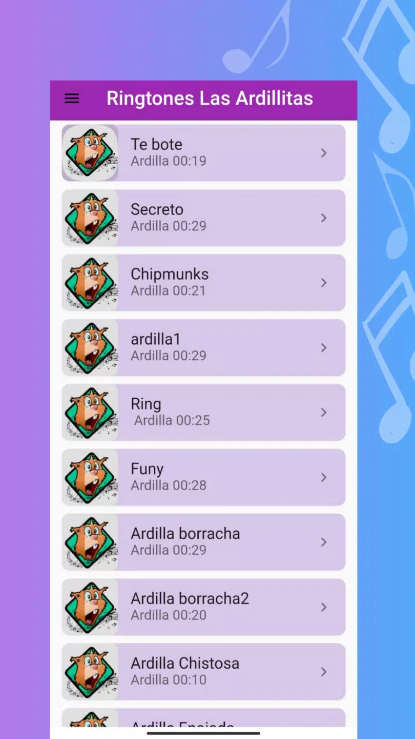 Descarga de APK de sonidos de ardillas para Android