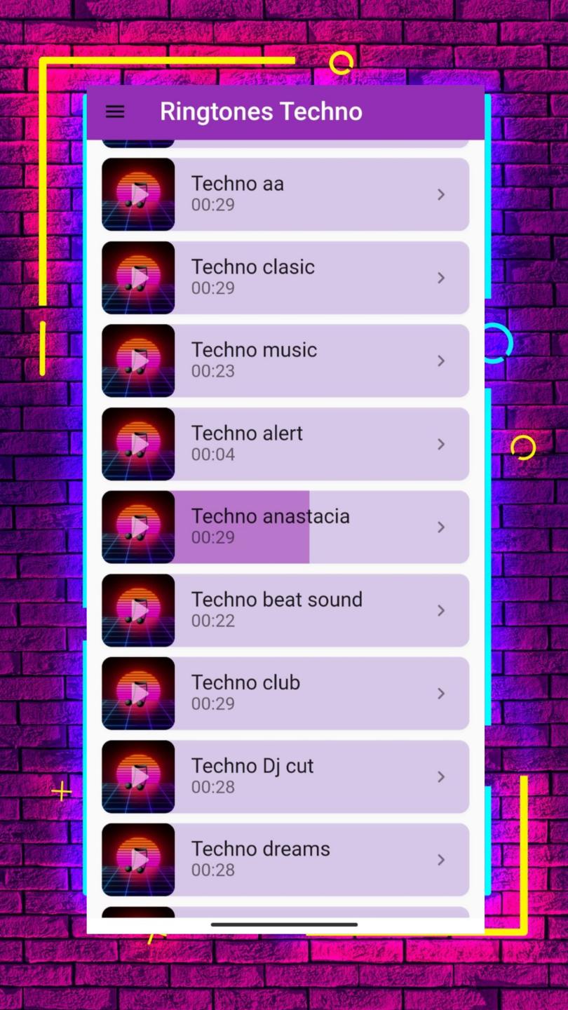 Descarga de APK de tonos musica techno para Android