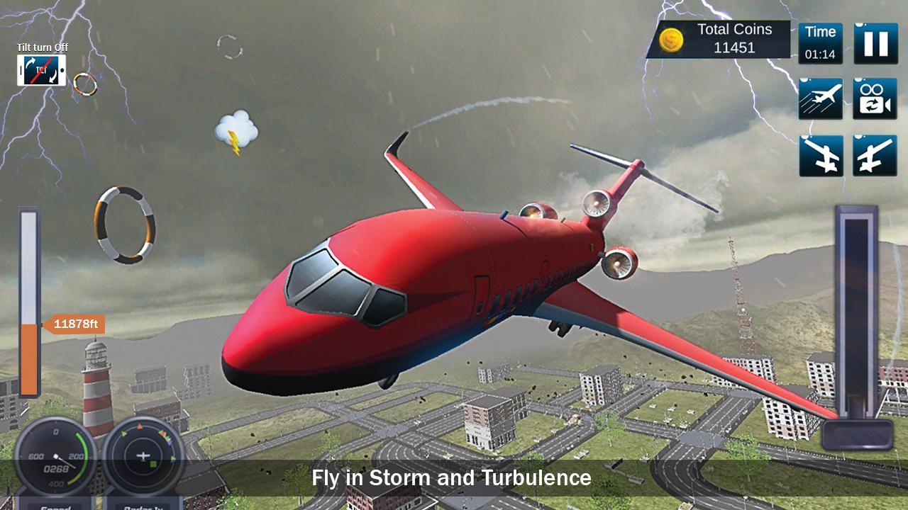 Android 用の 飛行機ゲーム21 航空機飛行3dシミュレータ Apk をダウンロード