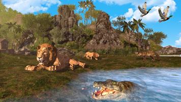 Crocodile Game : Hunting Games پوسٹر