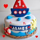 Birth Day Cake Designs and Wishes-icoon