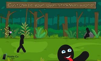 Stickman Wallpaper poster