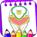 Coloring Superhero Rangers
