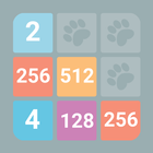 2048: jeu de puzzle avec des coeur et des chats icône