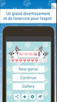 2048: jeu de puzzle avec des coeur et des chats capture d'écran 3