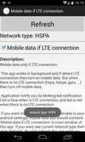 Mobile data if LTE connection Ekran Görüntüsü 2