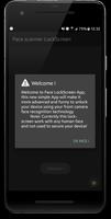 Face scanner Lock Screen - iris-eye Plakat