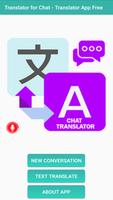 Translator for Chat - Translator App Free plakat