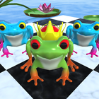 Grenouille Jeu De Dames icône