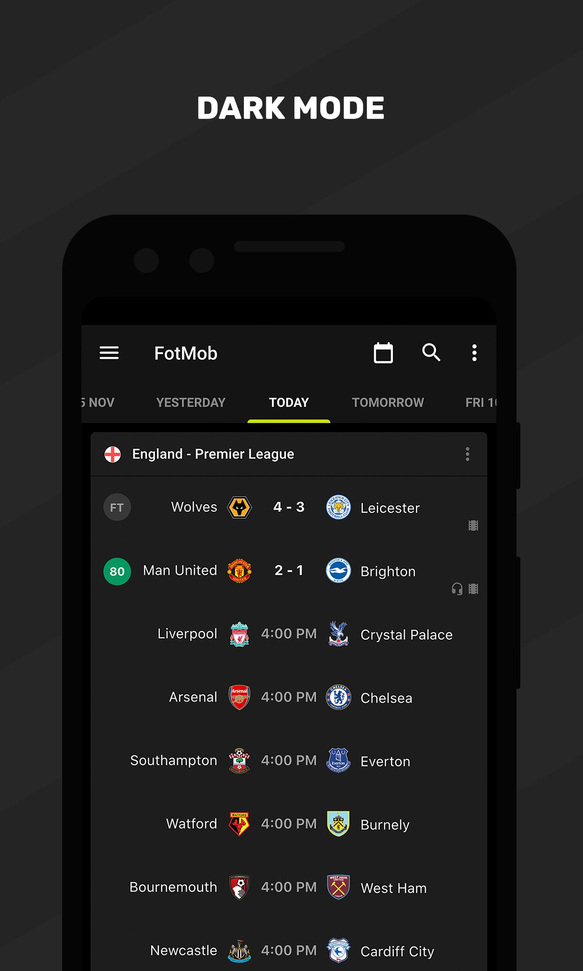 FotMob for Android APK Download