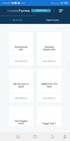 MOBILEFORMS captura de pantalla 1