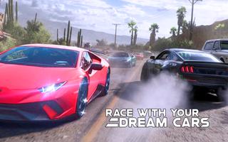 Carreras de coches Super Fast Poster