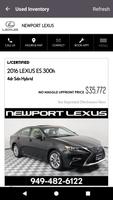 Newport Lexus Dealer App capture d'écran 2