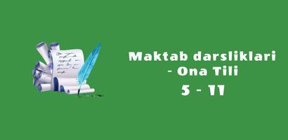 Ona Tili(5-11-Sinflar) الملصق