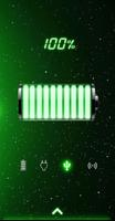 Battery Neon Widget Plakat