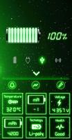 Battery Neon Widget captura de pantalla 1