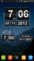 Retro Clock Widget captura de pantalla 1