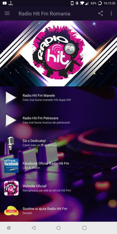 Radio Hit Fm Manele România For Android Apk Download