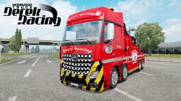 Mod Bussid Truk Derek Racing poster