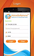 Adore Mobile  Softphone アプリダウンロード