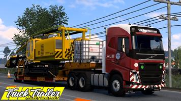 Mod Truk Trailer Alat Berat الملصق