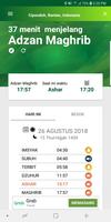 پوستر Jadwal adzan sholat qiblat
