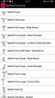 Barbell Exercise screenshot 1