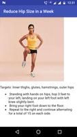 Reduce Hip Size in a Week Affiche