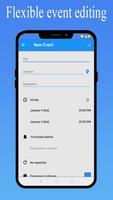 Smart Calendar  : Events & Reminders Manager постер