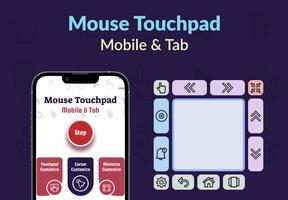 Mouse Touchpad: Mobile & Tab plakat