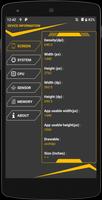 Yellow Device - CPU Monitor الملصق