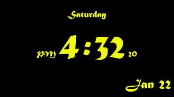 Digital Clock - Desktop Clock تصوير الشاشة 2