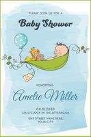 Baby Shower Card Maker imagem de tela 1