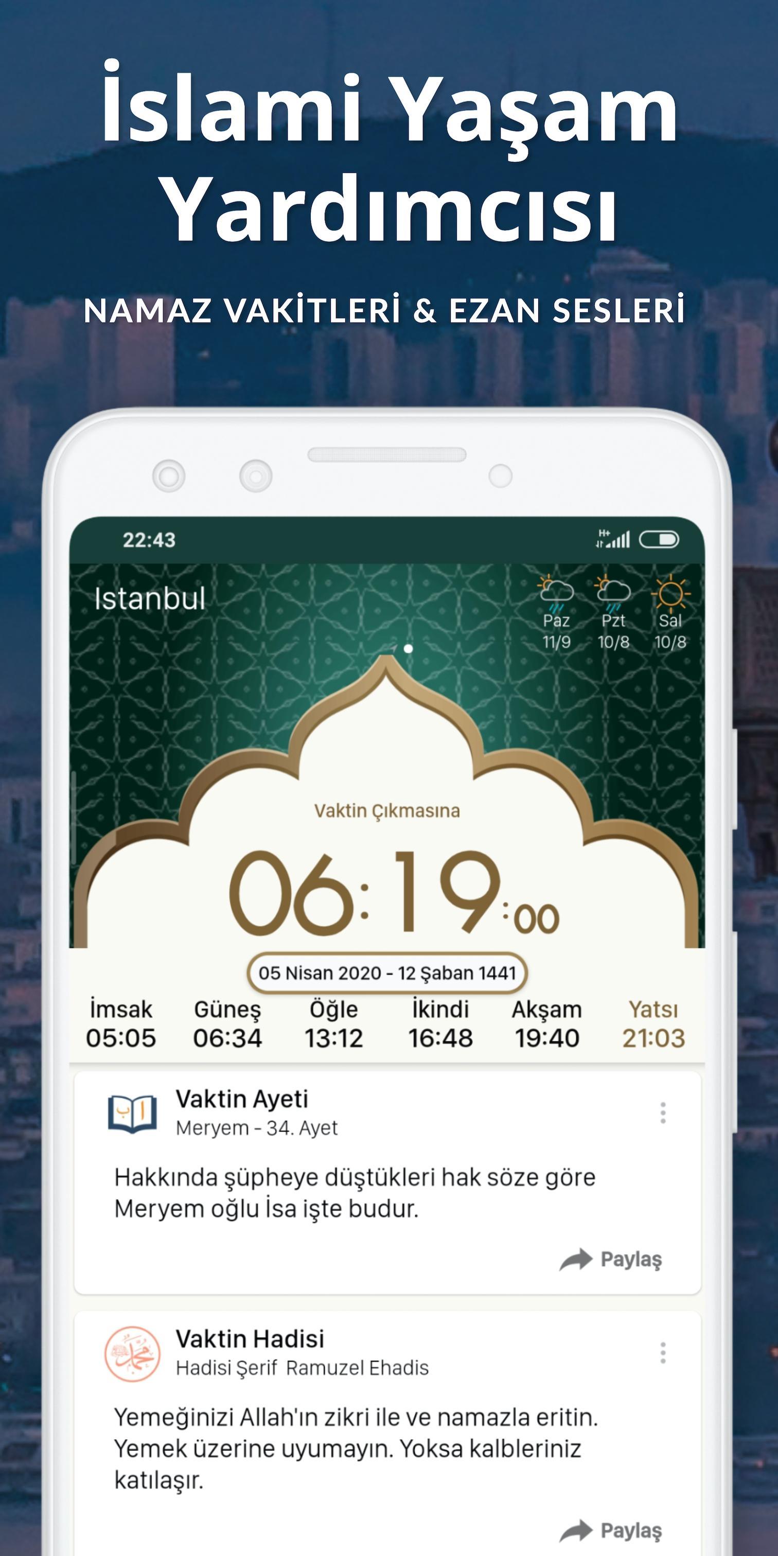 Ezan Vakti Pro Namaz Vakitleri Kuran Kible For Android Apk Download