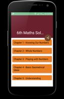 6th Class Maths Solutions CBSE الملصق