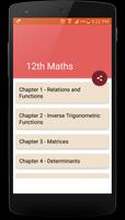 12th Class Maths Solution CBSE poster
