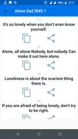 Alone Sad SMS 스크린샷 2