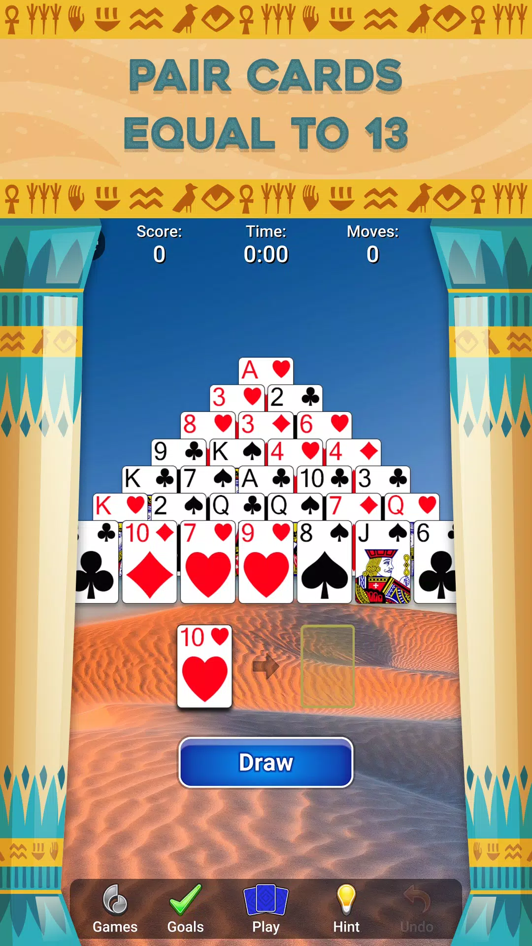 Pyramid Solitaire Full Screen