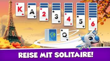 Destination Solitaire - Kartenspiele & Puzzles! Plakat