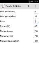 Escala de Notas 海報