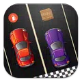 Two Cars Racing