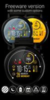 Watch Face Asymmetry Lite Affiche