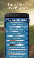 پوستر Temas Bíblicos para predicar