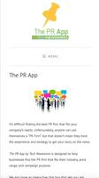 The PR App Poster