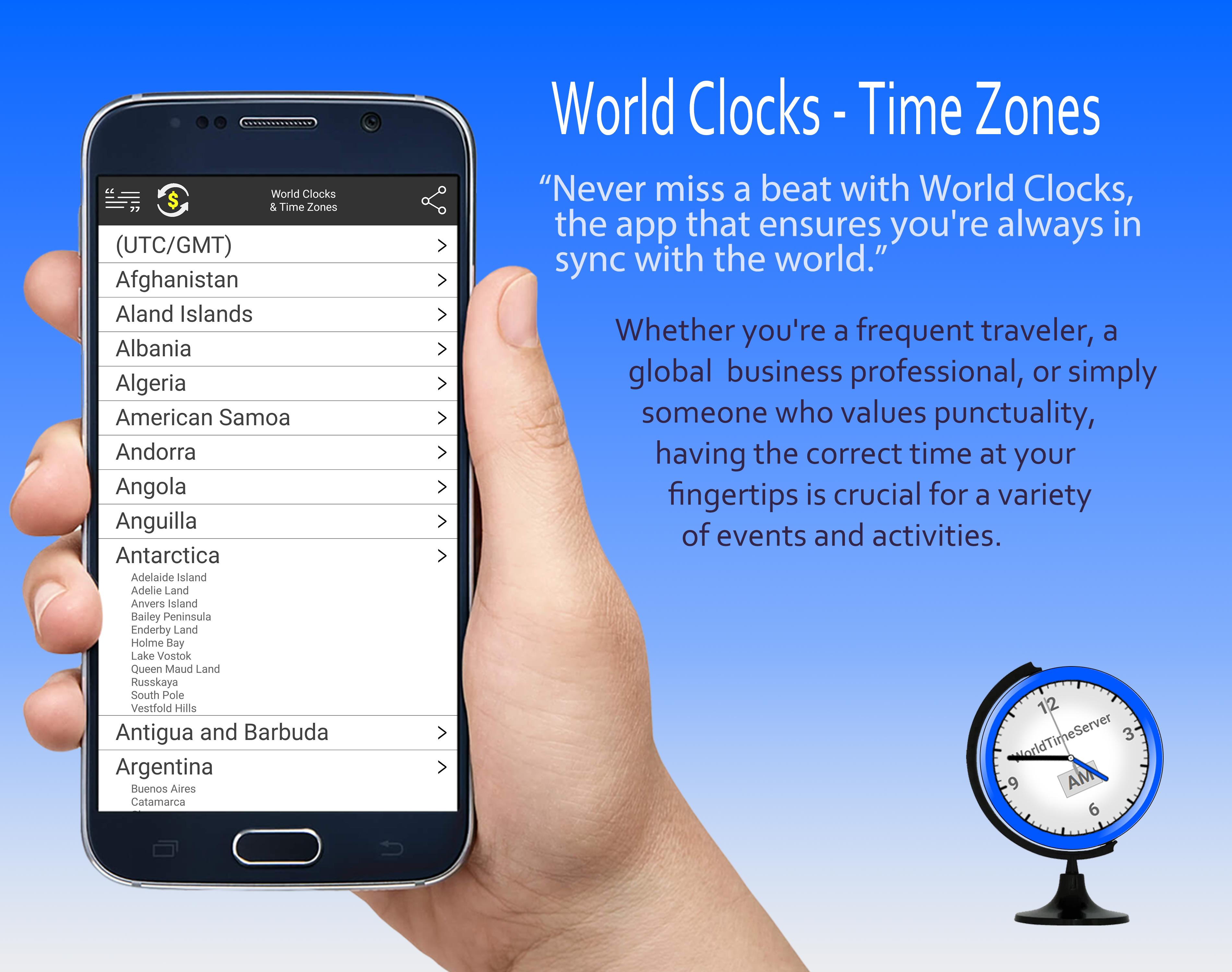 World Clocks & Time Zones APK for Android Download