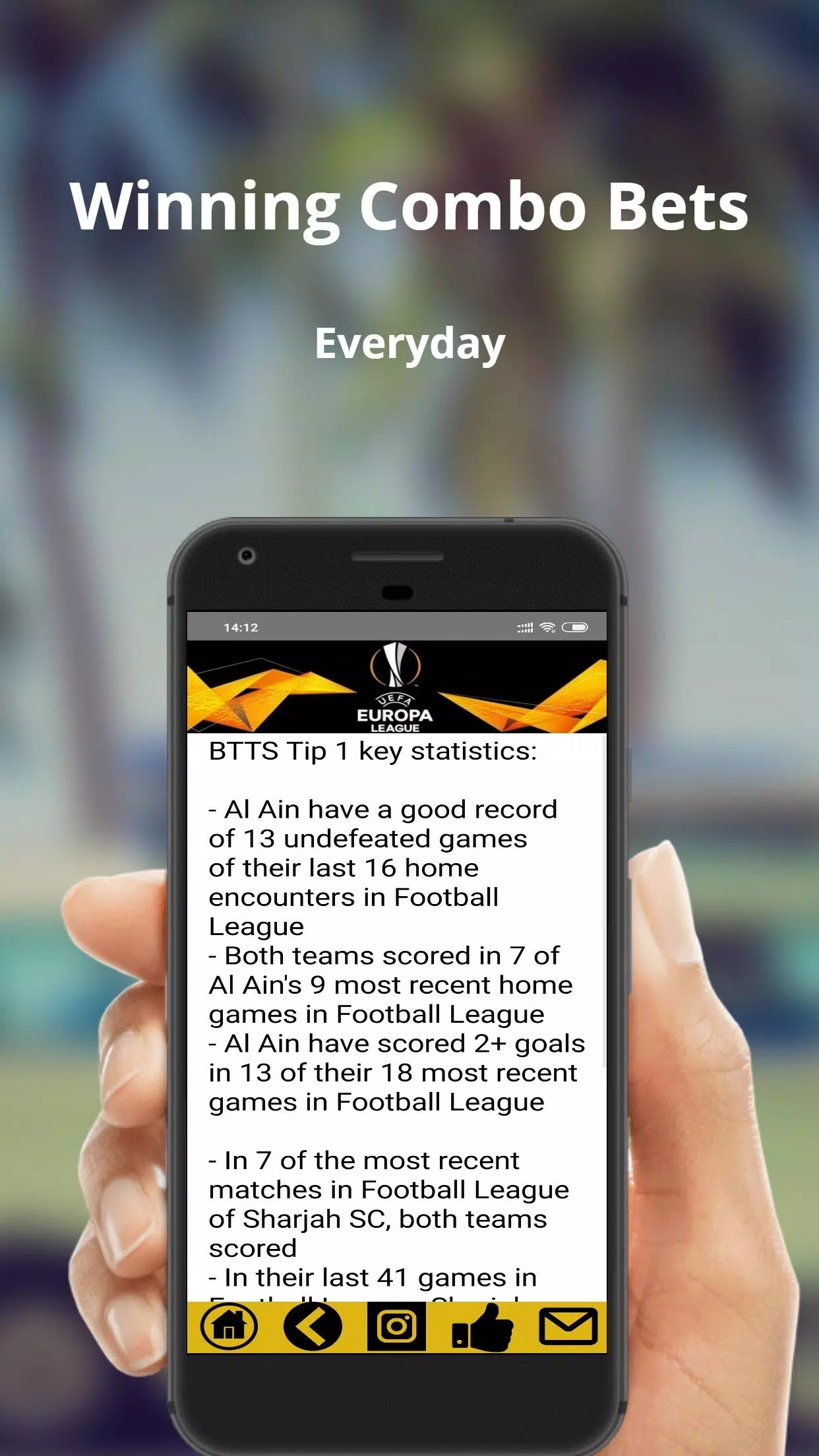 BTTS - Your Own Accumulator Bet Constructor (tips) APK for Android Download