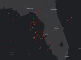 US Lightning Strikes Map captura de pantalla 2