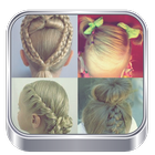 Cute girl hairstyles আইকন